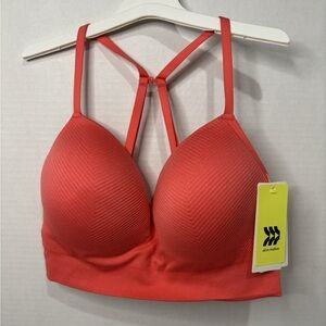 Multiple Sizes! Women's Sports Bras- Light Red